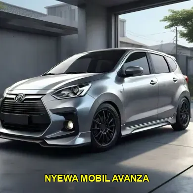 nyewa mobil avanza